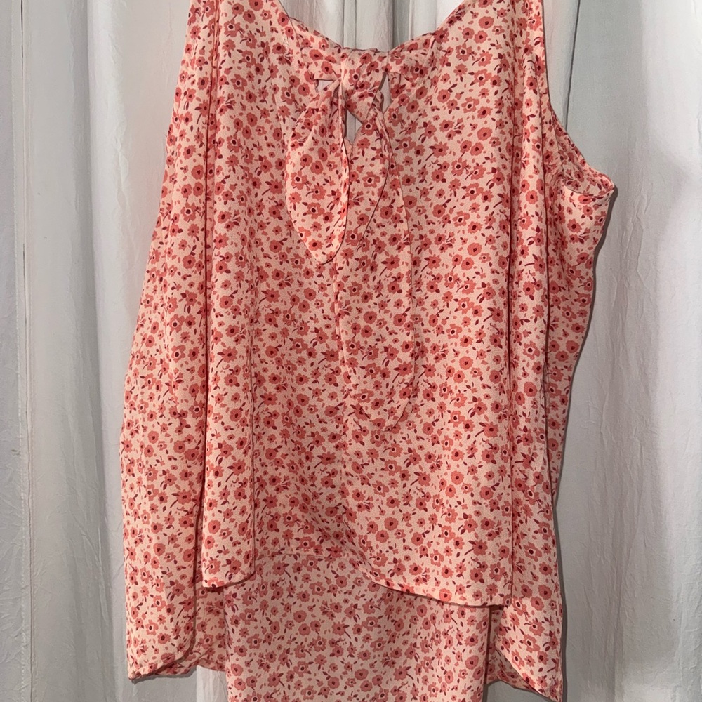 Lush Pink Floral Dress